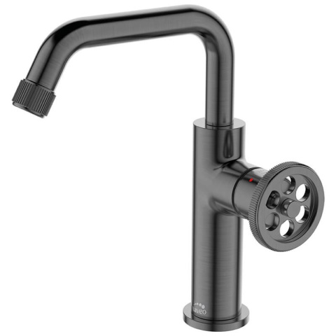 Laveo Muro – bateria umywalkowa stojąca z wylewką L BAU 925D