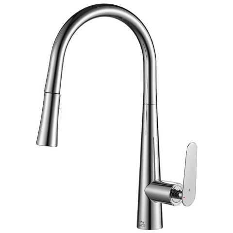 Laveo Nalda – bateria zlewozmywakowa stojąca z wyciąganą wylewką BAY 069D