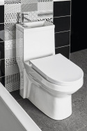 Aqualine HYGIE kompakt WC z umywalką i deską WC , tylny/dolny odpływ PB104