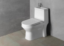 Aqualine HYGIE kompakt WC z umywalką i deską WC , tylny/dolny odpływ PB104