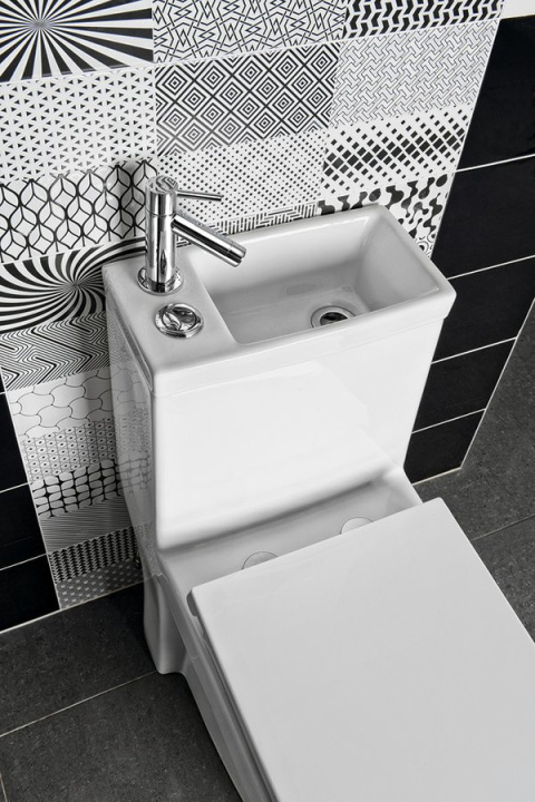 Aqualine HYGIE kompakt WC z umywalką i deską WC , tylny/dolny odpływ PB104 Aqualine HYGIE kompakt WC z umywalką i deską WC , tylny/dolny odpływ PB104