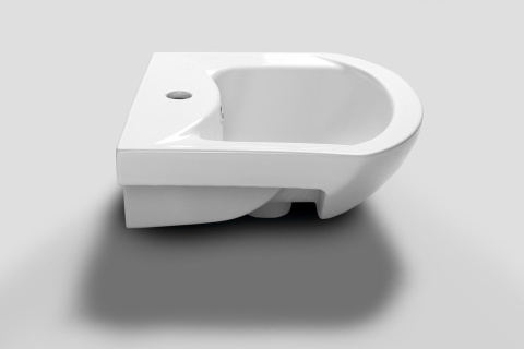 Aqualine ZERO 45 umywalka meblowa ceramiczna 45,5x40cm 6045 Aqualine ZERO 45 umywalka meblowa ceramiczna 45,5x40cm 6045
