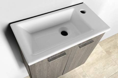Aqualine ZUNO 50 umywalka ceramiczna meblowa 50x25cm 9050 Aqualine ZUNO 50 umywalka ceramiczna meblowa 50x25cm 9050