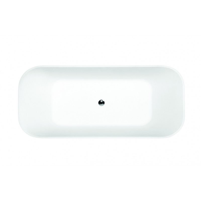 BESCO ASSOS S-LINE BLACK&WHITE - WANNA WOLNOSTOJĄCA 160x70 CM WMD-160-ALW BESCO ASSOS S-LINE BLACK&WHITE - WANNA WOLNOSTOJĄCA 160x70 CM WMD-160-ALW