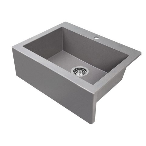 Laveo Komodo – Zlewozmywak Granitowy 1-komorowy bez ociekacza Szary SBK 510A Laveo Komodo – Zlewozmywak Granitowy 1-komorowy bez ociekacza Szary SBK 510A