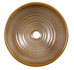 Sapho ATTILA umywalka nablatowa ceramiczna 42,5cm, brązowa DK009