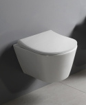 Sapho AVVA WC wiszące z prysznicem bidetowym, Rimless, 35,5x53 cm, biały 100312