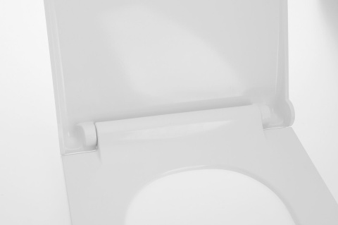 Sapho AVVA deska WC slim Soft Close, biała/chrom 100787 Sapho AVVA deska WC slim Soft Close, biała/chrom 100787