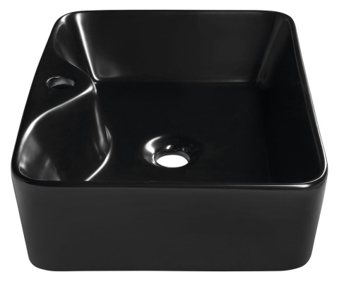 Sapho BALENA umywalka ceramiczna nablatowa, 48x13,5x37 cm, czarny mat BH7013B Sapho BALENA umywalka ceramiczna nablatowa, 48x13,5x37 cm, czarny mat BH7013B