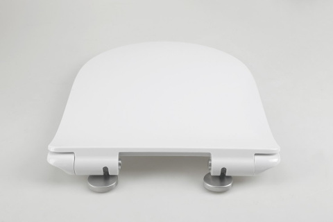 Sapho EDITA deska WC SLIM, SOFT CLOSE, duroplast , biała 1703-458 Sapho EDITA deska WC SLIM, SOFT CLOSE, duroplast , biała 1703-458