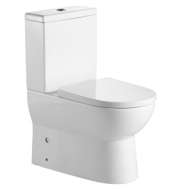 Aqualine JALTA RIMLESS kompakt WC ze spłuczką z deską WC, uniwersalny PB103