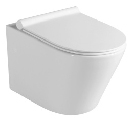 Sapho PACO WC wiszące, Rimless, deska WC, 36x53 cm, biały PZ1012R
