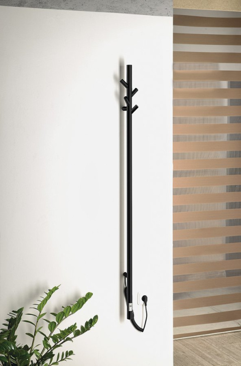 Sapho PASADOR elektryczna suszarka na ręczniki z wył. czasowym,150x1500mm, 30W, czarny ER175BT Sapho PASADOR elektryczna suszarka na ręczniki z wył. czasowym,150x1500mm, 30W, czarny ER175BT