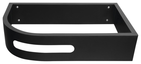 Sapho PULSE wspornik z wieszakiem na ręczniki, prawy, czarny mat BM658-CP Sapho PULSE wspornik z wieszakiem na ręczniki, prawy, czarny mat BM658-CP