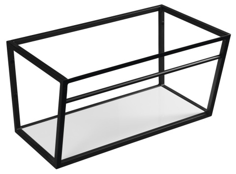 Sapho SKA konsola pod umywalkę z półką 750x400x460mm, czarny mat SKA102 Sapho SKA konsola pod umywalkę z półką 750x400x460mm, czarny mat SKA102