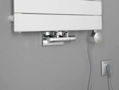 Aqualine BONDI grzejnik łazienkowy 450x934mm, biały DC400T Aqualine BONDI grzejnik łazienkowy 450x934mm, biały DC400T