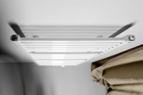 Aqualine DIRECT Grzejnik łazienkowy, podłączenie śodkowe, 450x1322 mm, 539 W, biały ELM34