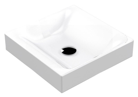 Kerasan CENTO umywalka ceramiczna nablatowa 45x45cm 354401 Kerasan CENTO umywalka ceramiczna nablatowa 45x45cm 354401