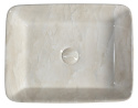 Sapho DALMA umywalka nablatowa ceramiczna 48x13x38 cm, marfil MM527