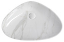 Sapho DALMA umywalka nablatowa ceramiczna 58,5x14x39 cm, carrara MM217