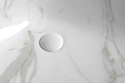Sapho DALMA umywalka nablatowa ceramiczna 58,5x14x39 cm, carrara MM217