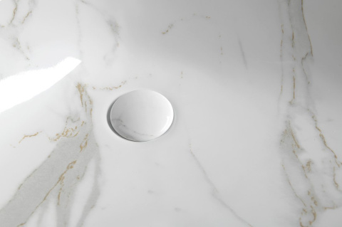 Sapho DALMA umywalka nablatowa ceramiczna 58,5x14x39 cm, carrara MM217 Sapho DALMA umywalka nablatowa ceramiczna 58,5x14x39 cm, carrara MM217