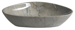 Sapho DALMA umywalka nablatowa ceramiczna 58,5x14x39 cm, grigio MM213