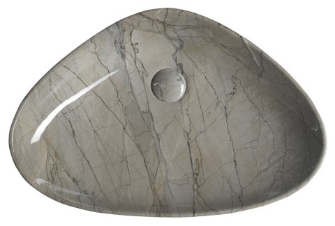 Sapho DALMA umywalka nablatowa ceramiczna 58,5x14x39 cm, grigio MM213 Sapho DALMA umywalka nablatowa ceramiczna 58,5x14x39 cm, grigio MM213