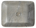 Sapho DALMA umywalka nablatowa ceramiczna 48x13x38 cm, grigio MM513