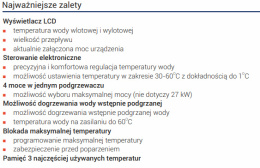 Kospel PPE3 18 kW Przepływowy Podgrzewacz Wody Ze Sterowaniem Elektronicznym Trójfazowy PPE3-18/21/24.LCD.PL