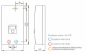 Kospel PPE3 9 kW Przepływowy Podgrzewacz Wody Ze Sterowaniem Elektronicznym Trójfazowy PPE3-09/12/15.LCD.PL