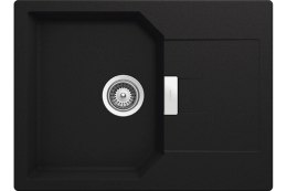 SCHOCK MANHATTAN D-100S CRISTALITE+ Zlewozmywak Granitowy 69x51cm Kolor Onyx