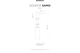 Schock SAMO Dozownik 629169 Kolor Chrom