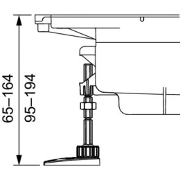 Tece Drainprofile stopki montażowe 674000