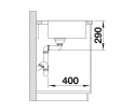 BLANCO ANDANO 500-IF/A Zlewozmywak Stal polerowana 54x50 korek auto., InFino, PushControl 525245