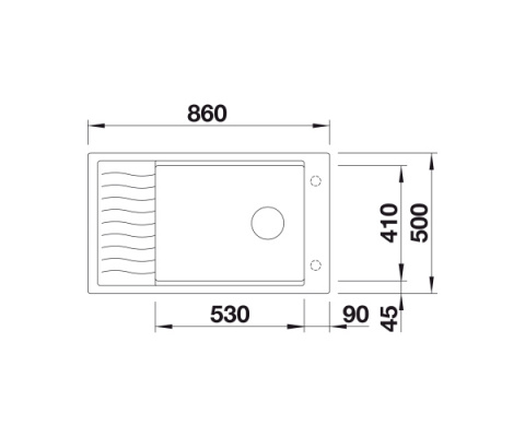 BLANCO ELON XL 8 S Zlewozmywak Granitowy 86x50 Czarny odwracalny, InFino, kratka ociekowa 525886 BLANCO ELON XL 8 S Zlewozmywak Granitowy 86x50 Czarny odwracalny, InFino, kratka ociekowa 525886