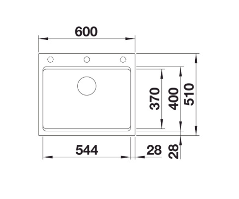 BLANCO ETAGON 6 Silgranit PuraDur Zlewozmywak Granitowy 60x51 Czarny InFino, szyny 525890 BLANCO ETAGON 6 Silgranit PuraDur Zlewozmywak Granitowy 60x51 Czarny InFino, szyny 525890
