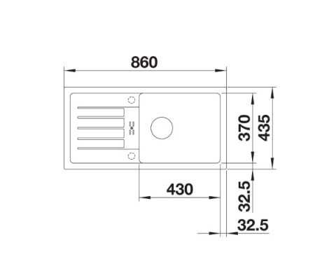 BLANCO FAVUM XL 6 S Silgranit Zlewozmywak Granitowy 86x43,5 Antracyt, odwracalny 524233 BLANCO FAVUM XL 6 S Silgranit Zlewozmywak Granitowy 86x43,5 Antracyt, odwracalny 524233