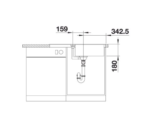 BLANCO FAVUM XL 6 S Silgranit Zlewozmywak Granitowy 86x43,5 Antracyt, odwracalny 524233 BLANCO FAVUM XL 6 S Silgranit Zlewozmywak Granitowy 86x43,5 Antracyt, odwracalny 524233