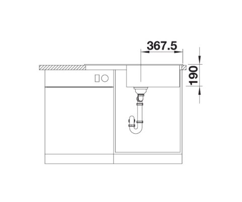 BLANCO LEGRA XL 6 S Zlewozmywak Granitowy Antracyt 86x50 odwracalny 523326