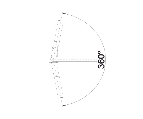 BLANCO LINUS Silgranit-Look Bateria Zlewozmywakowa Czarny 526149