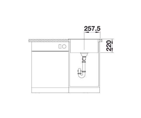 BLANCO PLEON 5 Silgranit PuraDur Zlewozmywak Granitowy Czarny 51,5x51 InFino 525951 BLANCO PLEON 5 Silgranit PuraDur Zlewozmywak Granitowy Czarny 51,5x51 InFino 525951