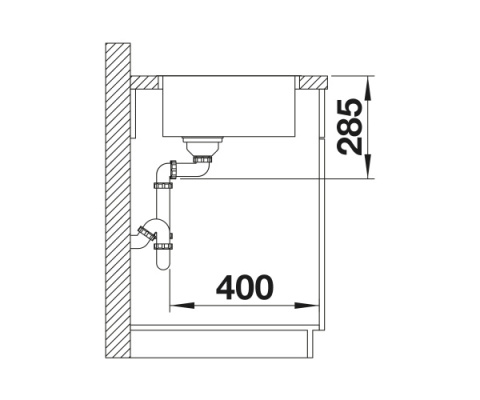 BLANCO SOLIS 340-IF Zlewozmywak Stal szczotkowana, InFino 526116 BLANCO SOLIS 340-IF Zlewozmywak Stal szczotkowana, InFino 526116