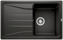 BLANCO SONA 45 S Silgranit PuraDur Zlewozmywak Granitowy Czarny 78x50 odwracalny 525970