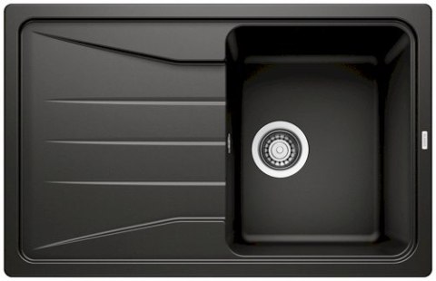 BLANCO SONA 45 S Silgranit PuraDur Zlewozmywak Granitowy Czarny 78x50 odwracalny 525970