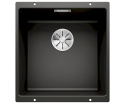BLANCO SUBLINE 400-U Silgranit Zlewozmywak Granitowy PuraDur Czarny 46x43 InFino 525990