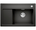BLANCO ZENAR XL 6 S Compact Zlewozmywak Granitowy 78x51 Czarny prawy, korek auto., InFino 526052