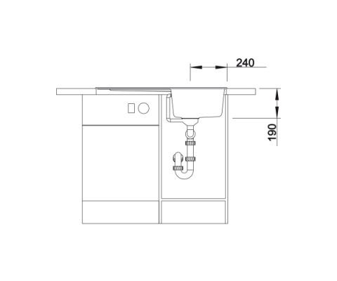 BLANCO ZIA 45 S SL Silgranit PuraDur Zlewozmywak Granitowy Antracyt 86x50 odwracalny 516748