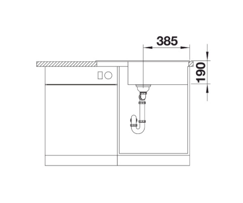BLANCO ZIA XL 6 S Compact Zlewozmywak Granitowy Silgranit PuraDur Czarny odwracalny 526019