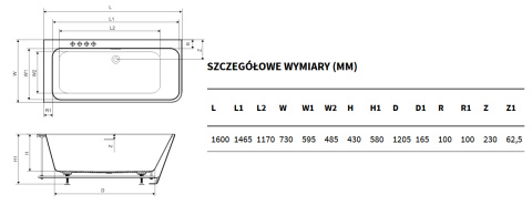 Excellent Lila 2.0 Wanna narożna 1600x730 prawa WAEX.LIL2.160P.WHN Excellent Lila 2.0 Wanna narożna 1600x730 prawa WAEX.LIL2.160P.WHN